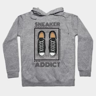 Retro Canvas Sneaker Addict Hoodie